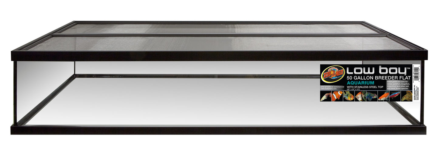 Low Boy Frag Aquarium Tank 50 gal 48x24x10 - Zoo Med
